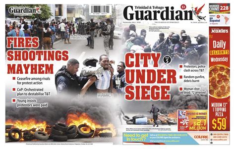 trinidad guardian newspaper|trinidad guardian newspaper today headline.